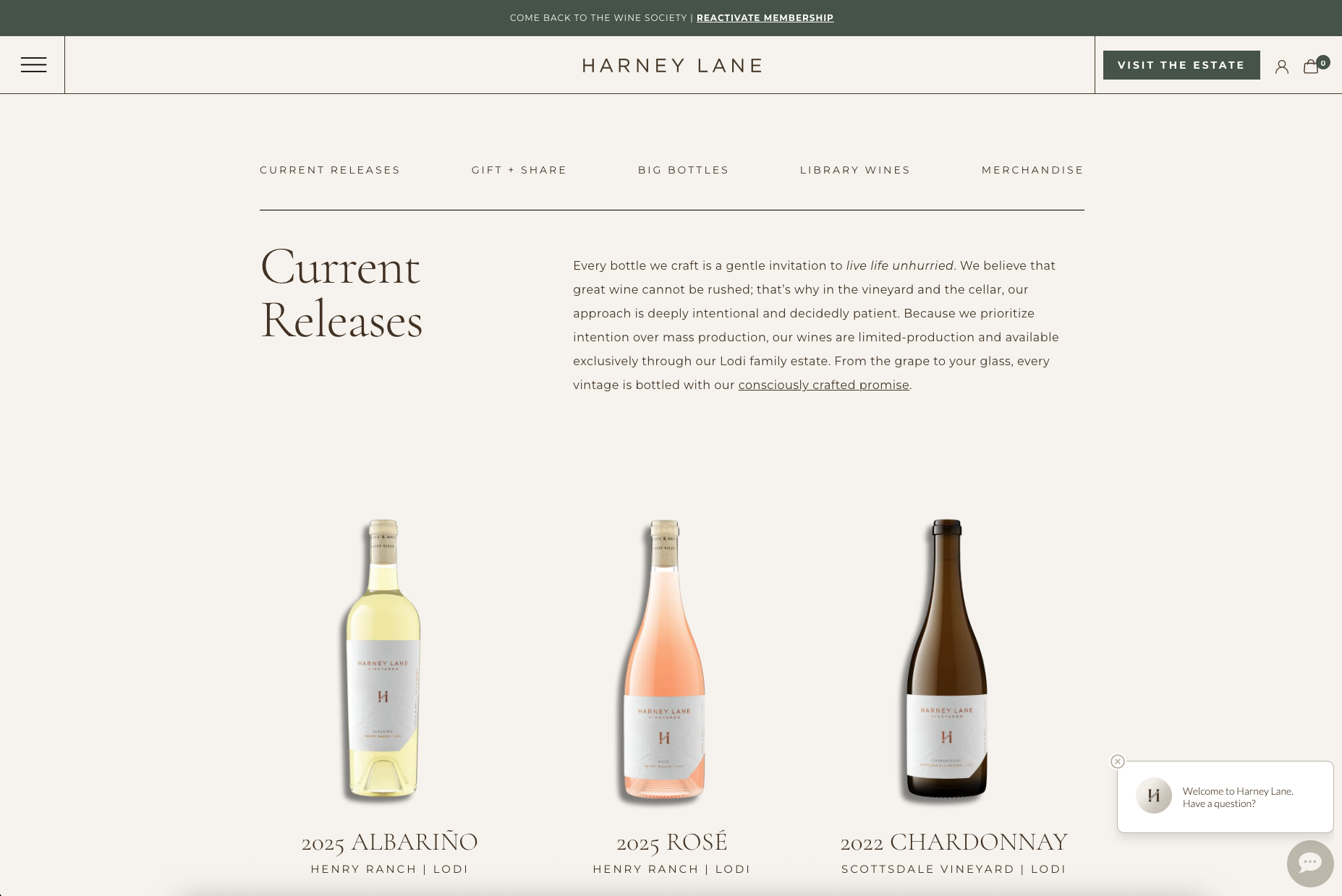 Custom collection landing template with sub-navigation and product badges