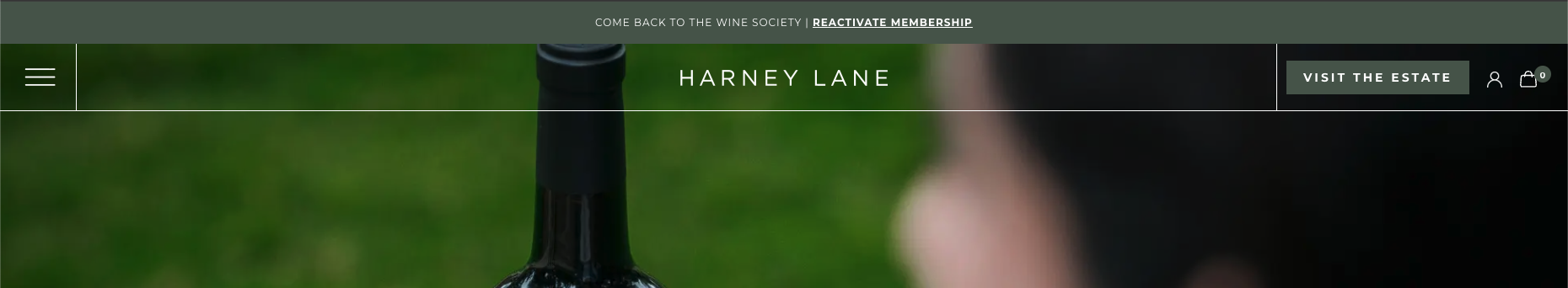 Sitewide top bar personalization for past member